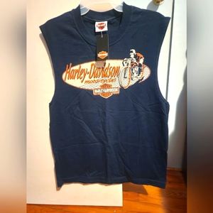 New Harley Davidson Men's M sleeveless shirt NWT